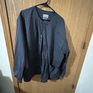 WonderWORK Unisex Snap Front Scrub Jacket